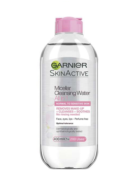 Garnier Cleansing Water </br>( پاکەرەوەی مکیاژ بۆ هەموو پێستێك و حەساس)